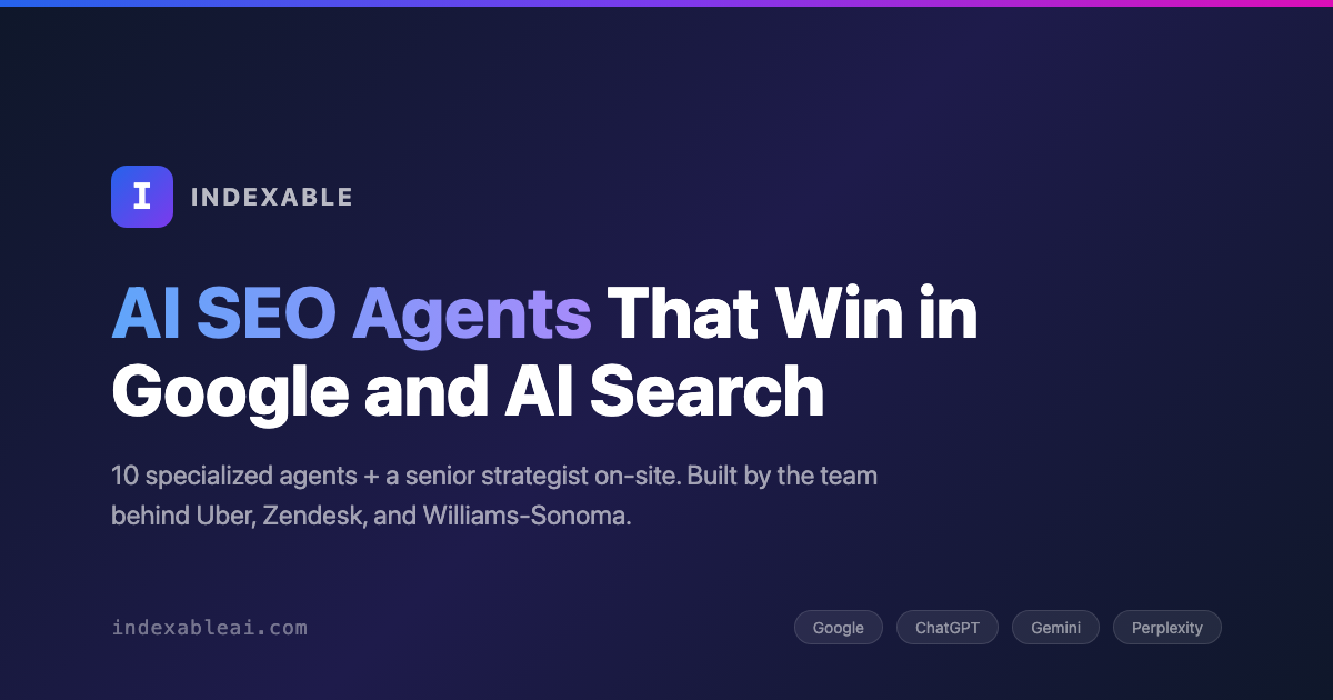 Best AI SEO Agents in 2026: 10 Tools Evaluated & Ranked